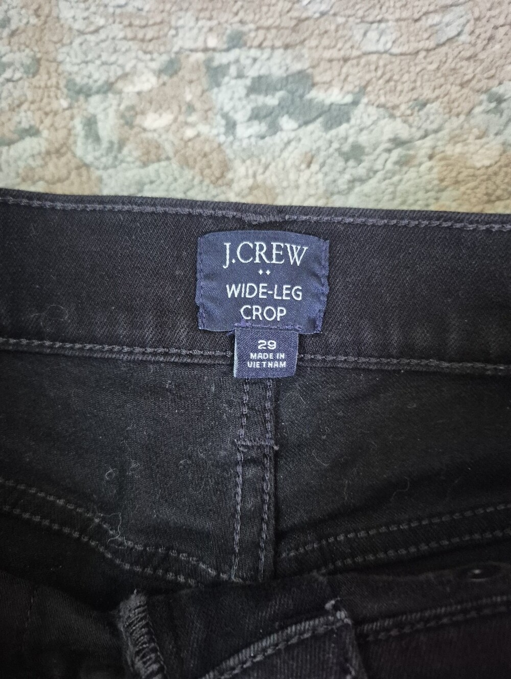 J Crew Wide Leg Crop NWOT sz 29 - Picture 3 of 4